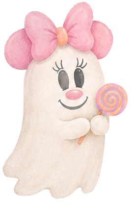 Ghost with a lollipop